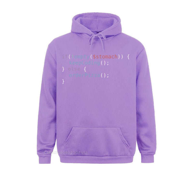 Hungry Coder Hoodie for Programmers