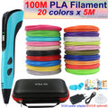 3D Printing Pen for Kids with LCD Screen & 200M PLA Filament