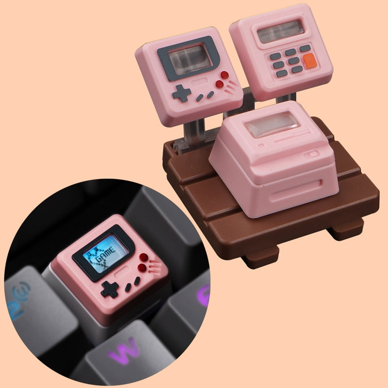 retro game boy keyboard keycap