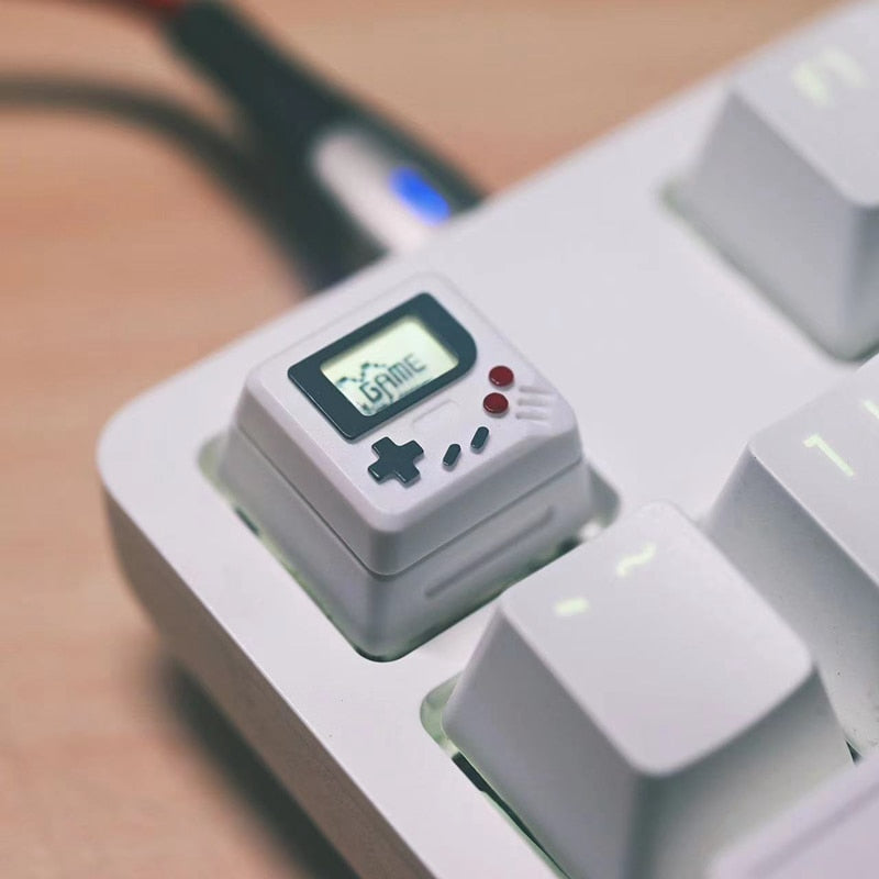 retro game boy keyboard keycap