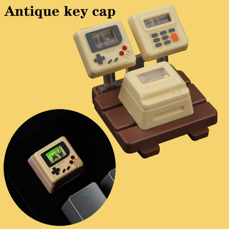 retro game boy keyboard keycap